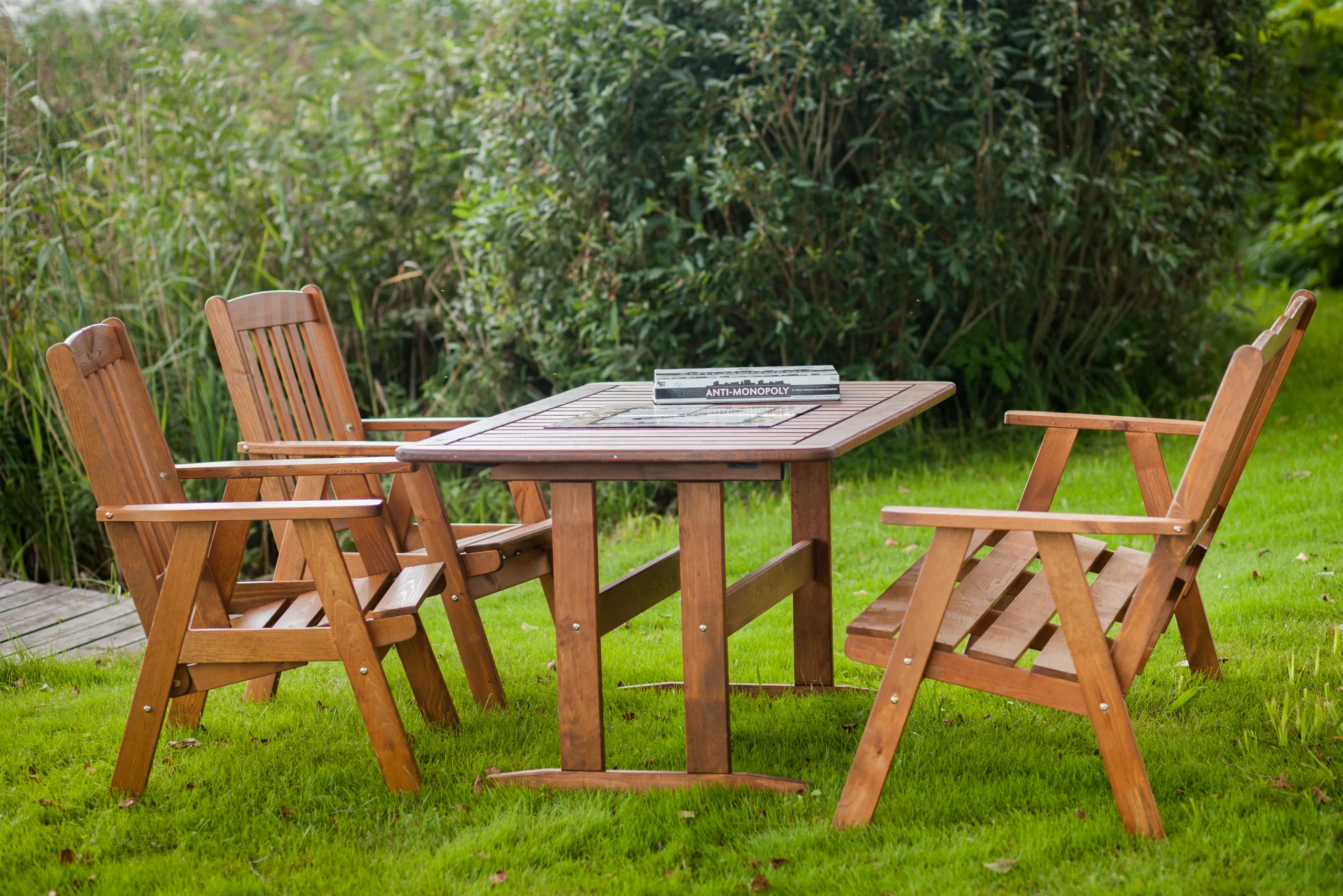 Wooden Dinning Set - Image 2