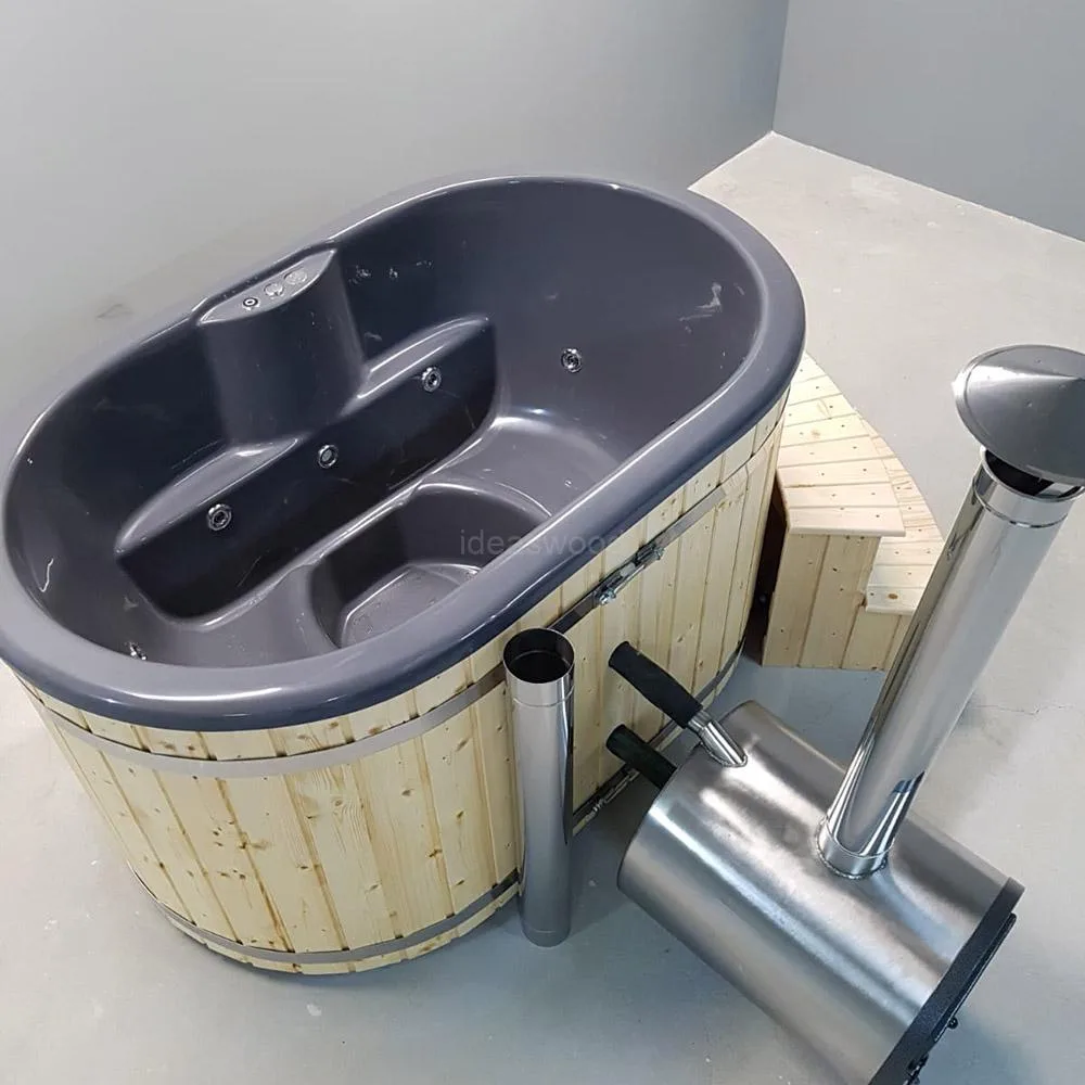 wood fired hot tub