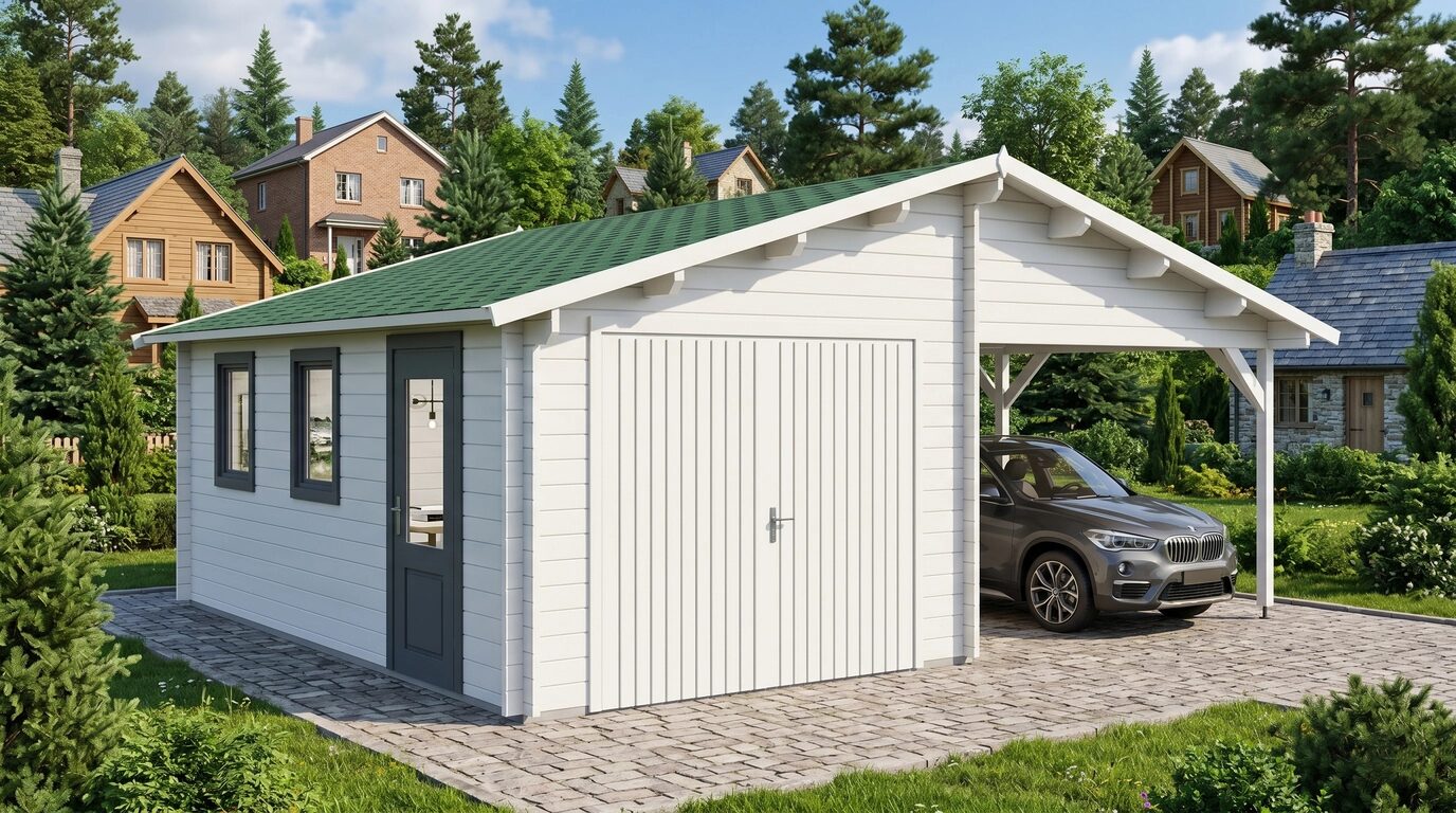 Garage+carport 6,8x5,6 m - Image 9