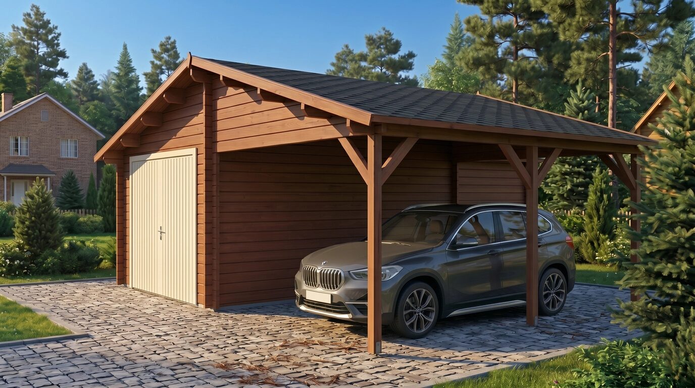 Garage+carport 6,8x5,6 m - Image 5