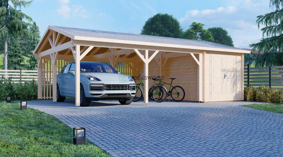 Carport+storage 5,7x7,9-UK