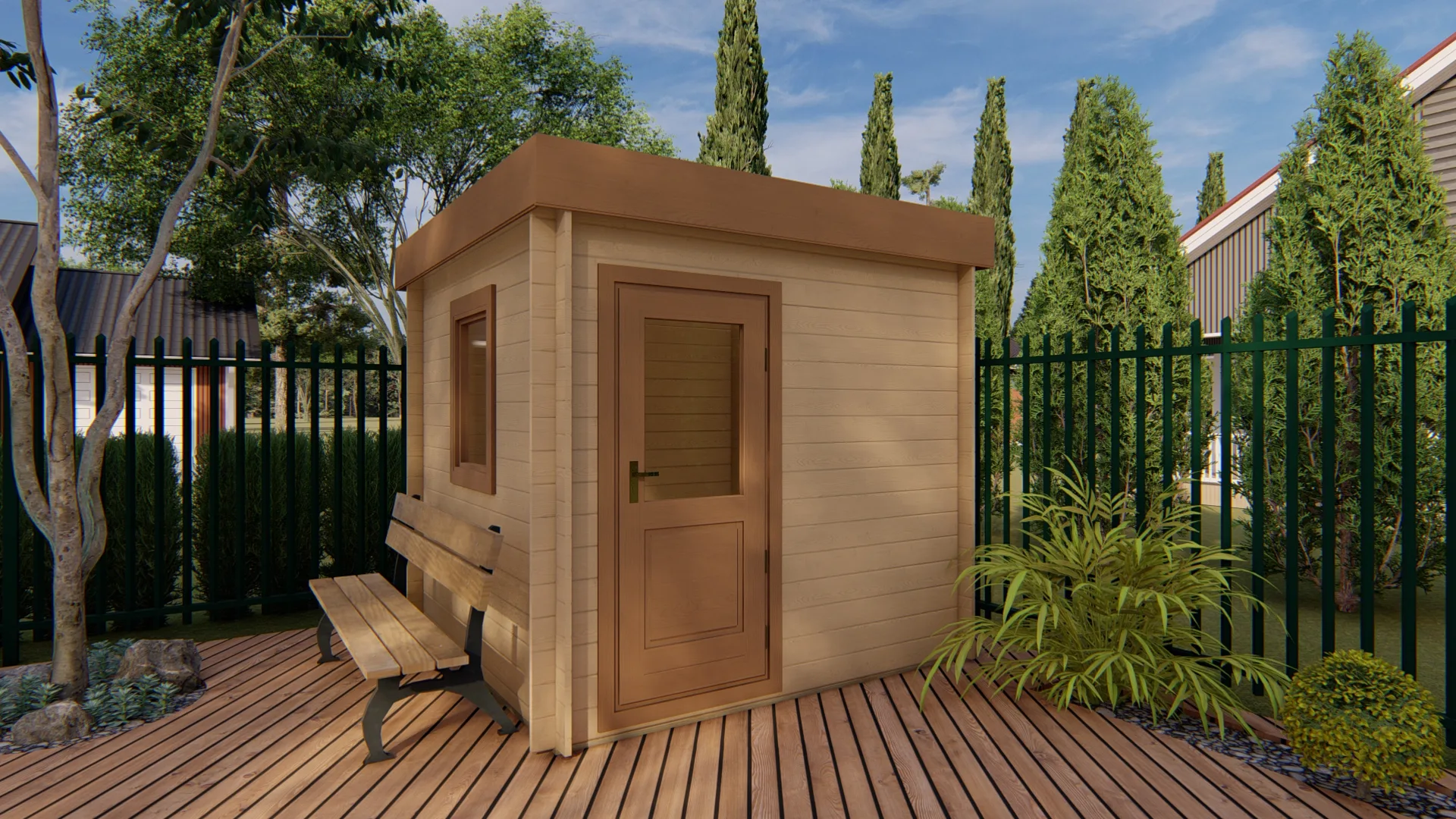 Dalas 2.6×2.6 m Wooden Storage Shed | 2.6×2.6 Garden Shed