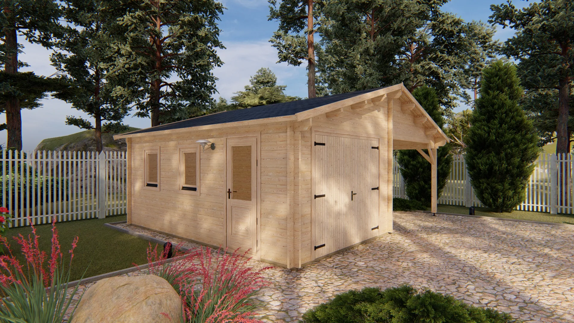 Garage+carport 6,8x5,6 m - Image 11