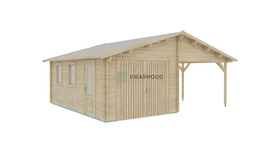 Garage+carport 6,8x5,6-UK - Image 2
