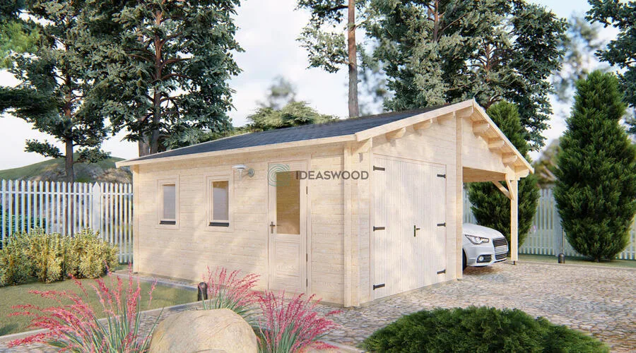 Garage+carport 6,8x5,6-UK - Image 3