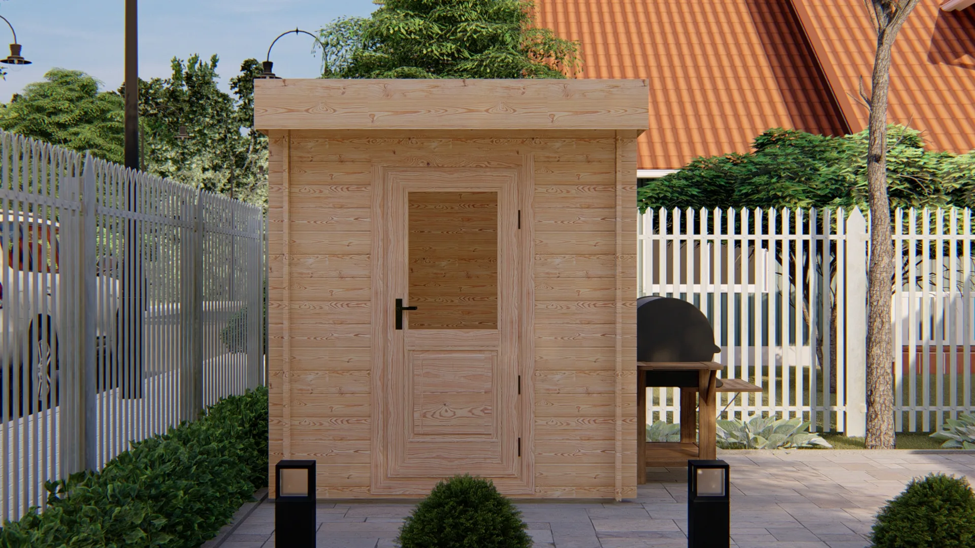 Madrid 2.14×2.15 m Wooden Storage Shed
