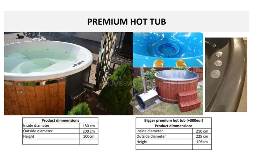 Hot tub with integral firewood stove - Image 2
