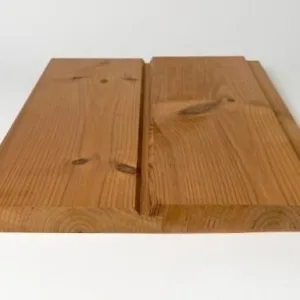 IdeasWood thermowood profile TW-02 — Tongue and groove half lap