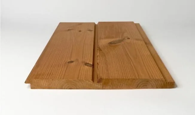 IdeasWood thermowood profile TW-02 — Tongue and groove half lap