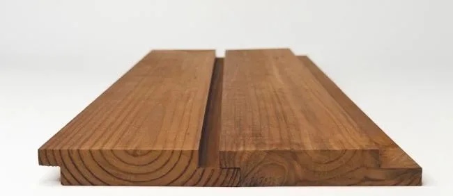 IdeasWood thermowood profile TW-04 — Half lap shadow groove