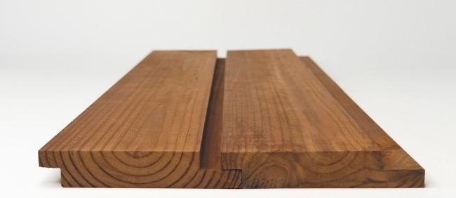 IdeasWood thermowood profile TW-04 — Half lap &mdash; shadow groove
