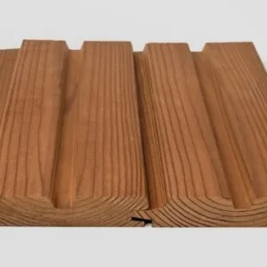 IdeasWood thermowood profile TW-07 — Double groove