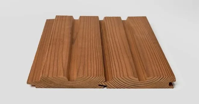 IdeasWood thermowood profile TW-07 — Double groove