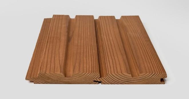 IdeasWood thermowood profile TW-07 — Double groove
