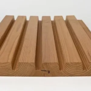IdeasWood thermowood profile TW-09 — Triple groove 26 mm