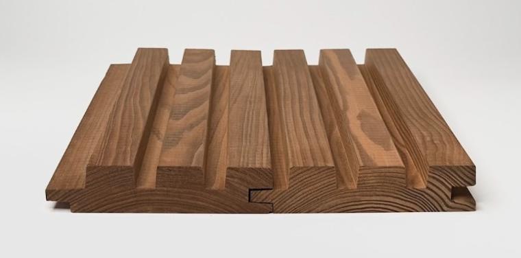 IdeasWood thermowood profile TW-11 — Triple groove &mdash; wide
