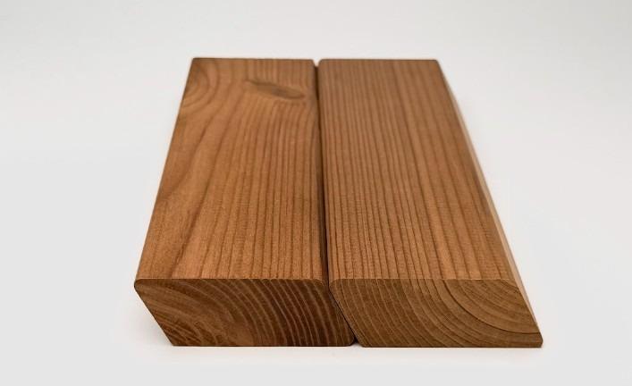 IdeasWood thermowood profile TW-14 — Rhombus batten