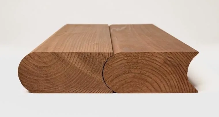 IdeasWood thermowood profile TW-15 — Hot tub sauna stave