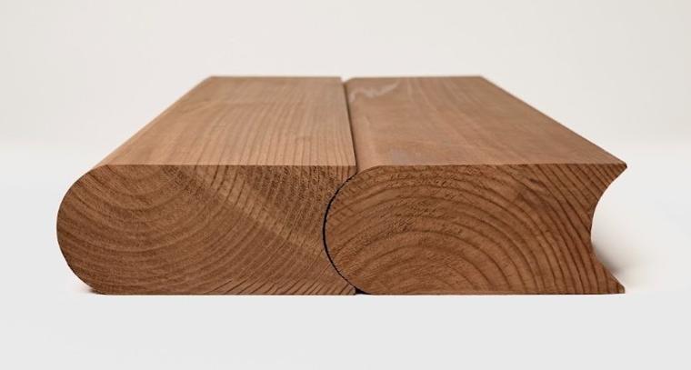 IdeasWood thermowood profile TW-15 — Hot tub / sauna stave